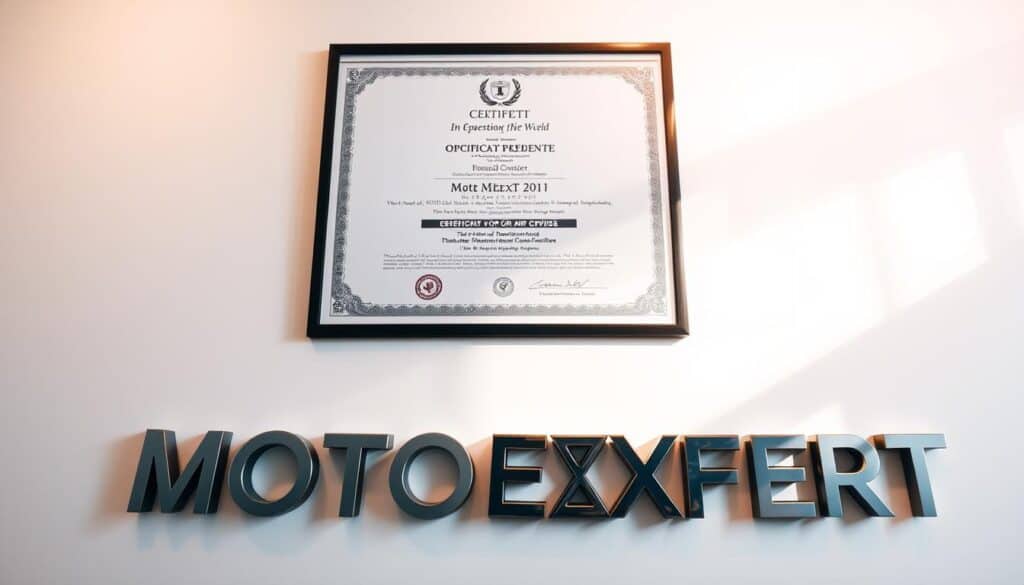 Certyfikaty MOTOEXPERT